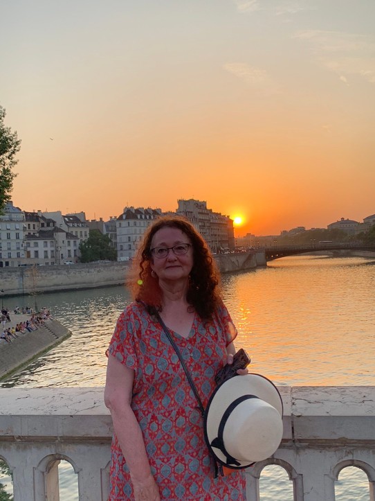 Frankreich -  - In Paris, bei Sonnenuntergang 
