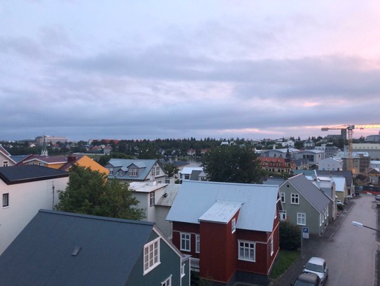 Island - Reykjavík - Blick aus dem Schlafzimmer...