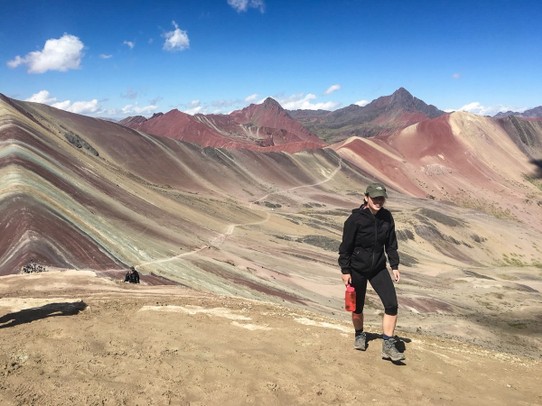 Peru - Hatun Rit'iyuq - die letzten steilen Meter bis zur Spitze