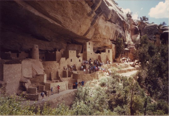 United States - Navajo Nation Reservation - Mesa Verde. Heimat der Anasazi-Indianer