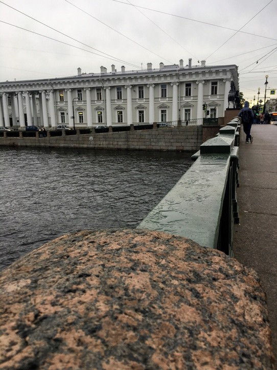 Russia - Saint Petersburg - Prvi most, ki sva ga prečkala peš v St. Petersburgu. 