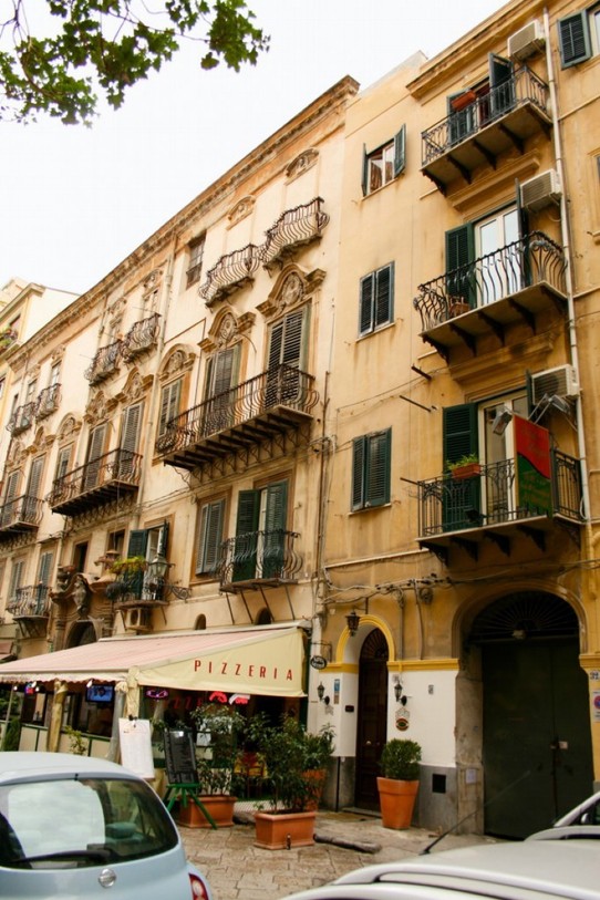 Italien - Palermo - Der Hoteleingang
