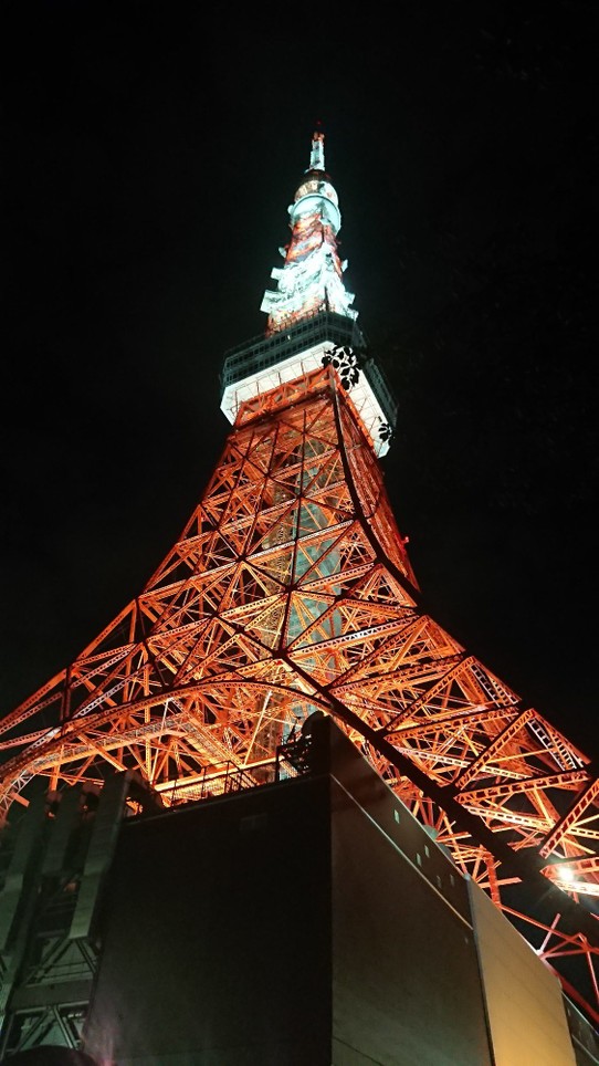Japan - Aizu-Wakamatsu - Weiche Knie auf dem Tokyo Tower. 