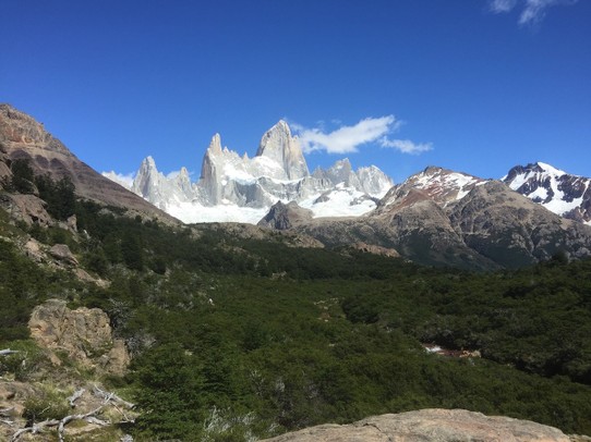 Argentina - El Chaltén - Main attraction is the mount Fitz Roy that looks like something straight out of The Lord of the Rings