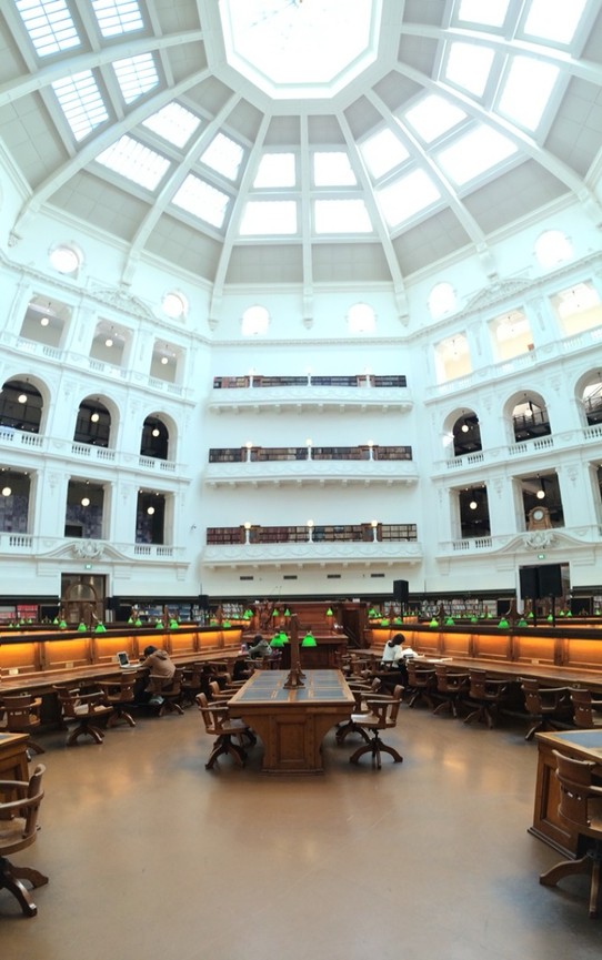 Australien - Melbourne - Einer der Lesesäle der State Library