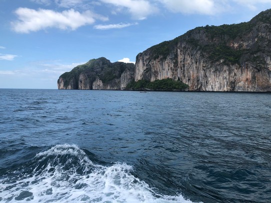 Thailand - Amphoe Mueang Krabi - Das war die Aussicht vom Boot (Ko Phi Phi)