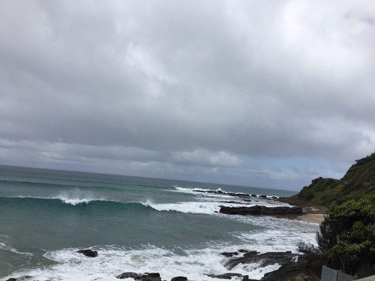 Australien - Apollo Bay - Unser neues Hobby: Surfer und Wellen beobachten