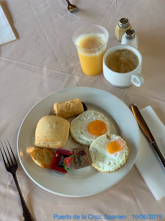 Spanien - Puerto de la Cruz - Das letzte Frühstück 😫