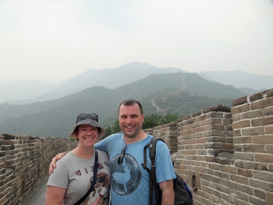 China - Beijing - Us on the Wall
