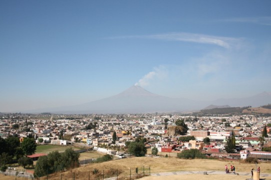 Mexiko - Cholula - Ausblick auf Cholula