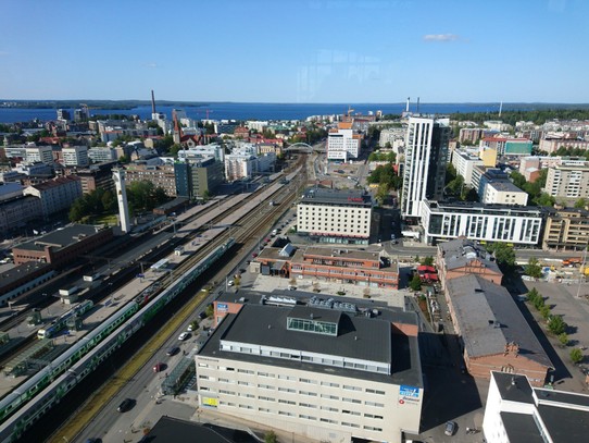Finnland - Tampere - Ausblick auf Tampere, aus der Moro-Sky-Bar