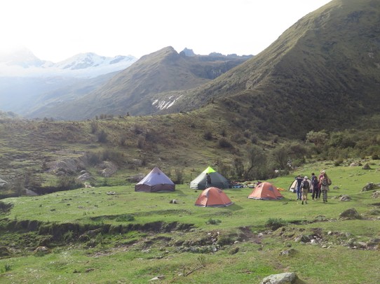 Peru - Áncash - Notre 1er campement a 3800 m d'altitude...