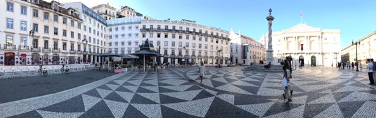 Portugal - Lisbon - De Hauptplatt in Lissabon
