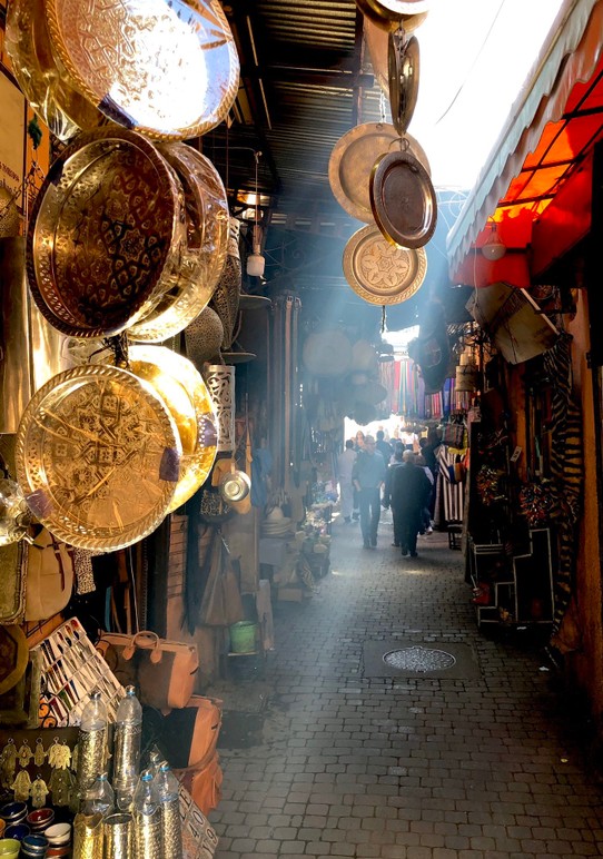 Marokko - Méchouar Kasba - Sonnenstrahlen in den Souks der Medina
