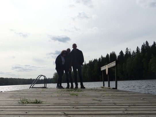 Finnland - Tampere - Leider zu kalt um ins Wasser zu gehen 