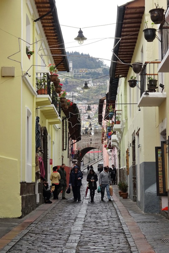 Ecuador - Quito - The "artsy" district of Quito old town