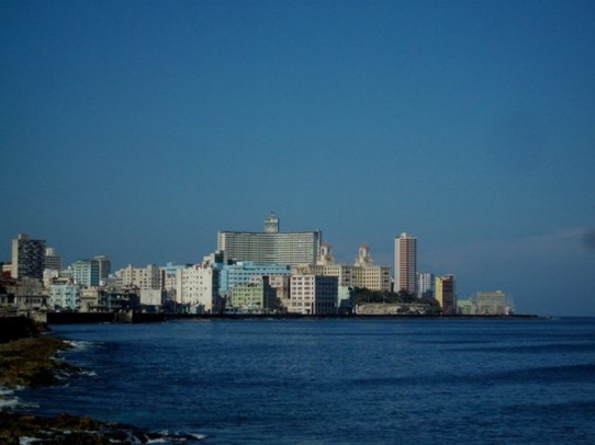 Kuba - Havanna - Havana Skyline vom Malecon.