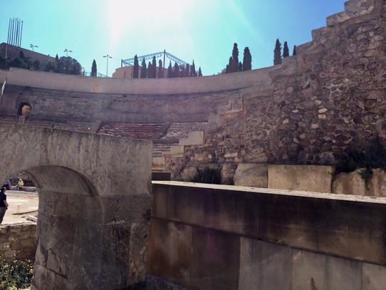 Spanien - Cartagena - Großes Theater aus der Römerzeit 