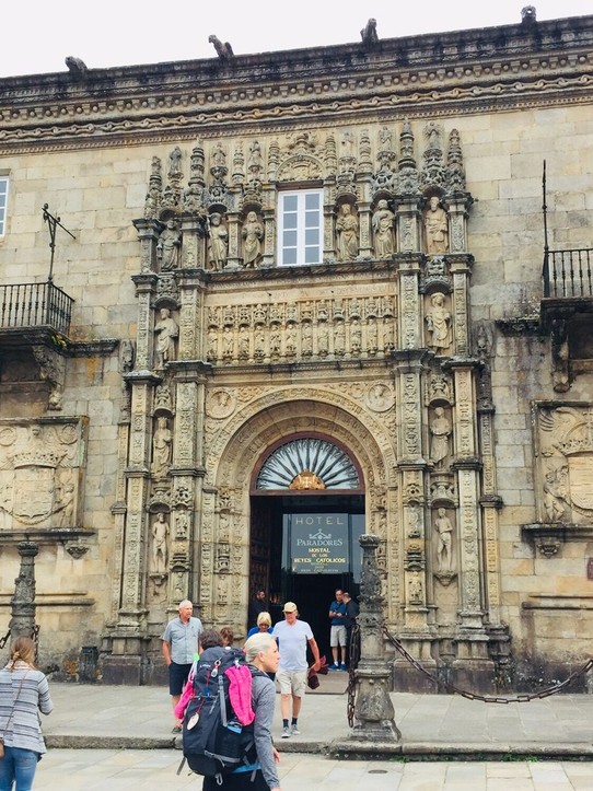 Spanien - Santiago de Compostela - Heute Hotel früher Hospital vom König