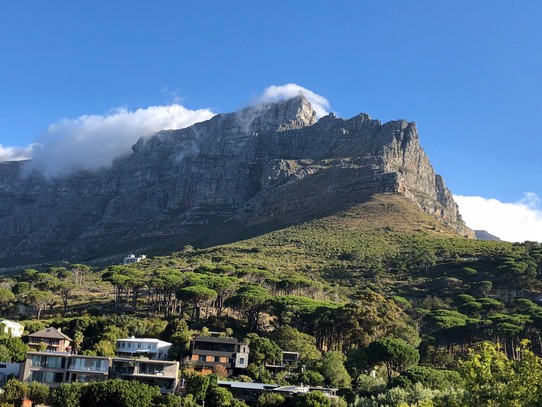 Südafrika - Cape Town - Der Table Mountain - Tafelberg mit kleiner Tischdecke