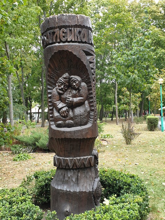 Belarus - Brest - We saw quite a few of these kinds of carvings in and around Brest