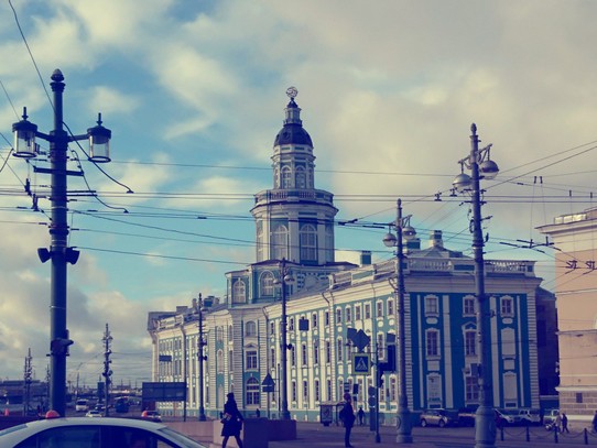 Russland - Sankt Petersburg - Erstes von Peter dem Großen gegründete Museum in St Petersburg