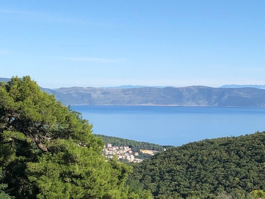 Kroatien - Labin - Blick auf die Kvarner Bucht 