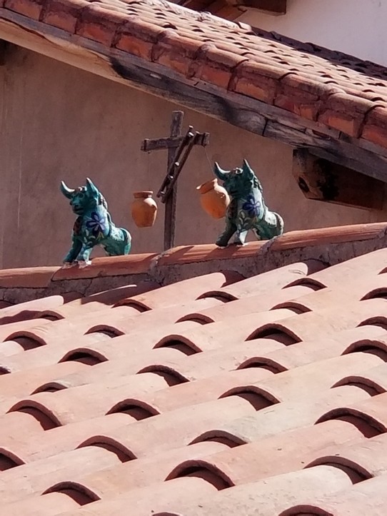 Peru - Cusco - Cusco rooftops
Bulls are symbols of good luck