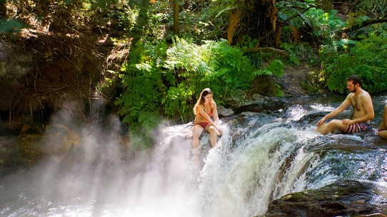 Neuseeland - Rotorua - Ein anderer Wasserfall