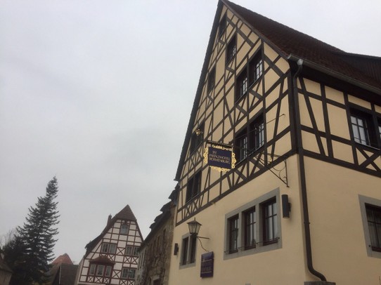 Deutschland - Rothenburg ob der Tauber - Prinzhotel, hier übernachten wir