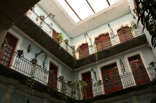 Mexiko - Puebla - Patio des Casa de la Palma