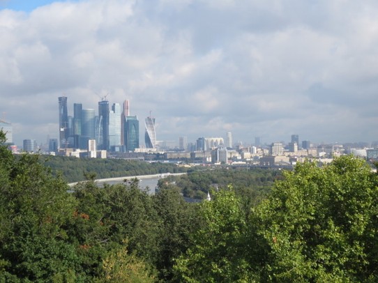 Russland - Moskau - Blick auf die Skyline von Moskau!