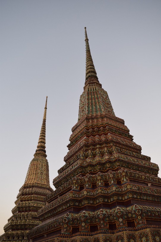 Thailand - Bangkok - Schöne traditionelle Gebäude um den Wat Pho