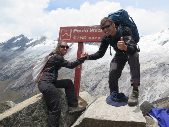 Peru - Áncash - We did it! 4750 m, presque la hauteur du mont blanc!