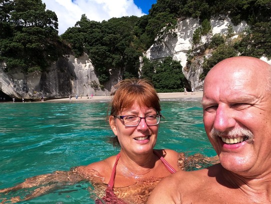 Neuseeland - Hot Water Beach - Auch schön zum Schwimmen