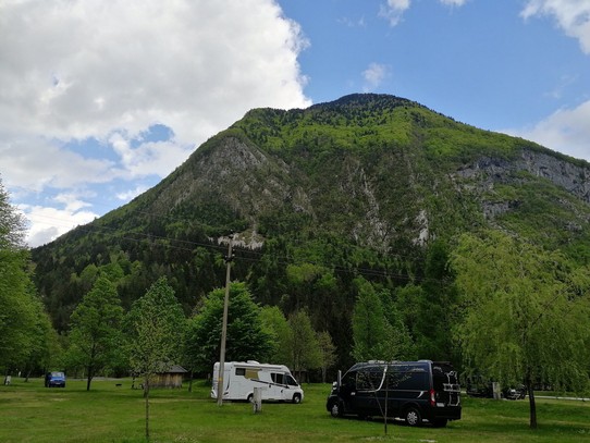 Slowenien - Bovec - Ein super schöner Platz für unser Mückimobil!