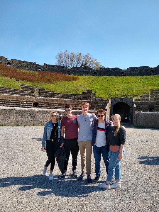 Italy - Pompeii - Inside the Colosseum at Pompeii