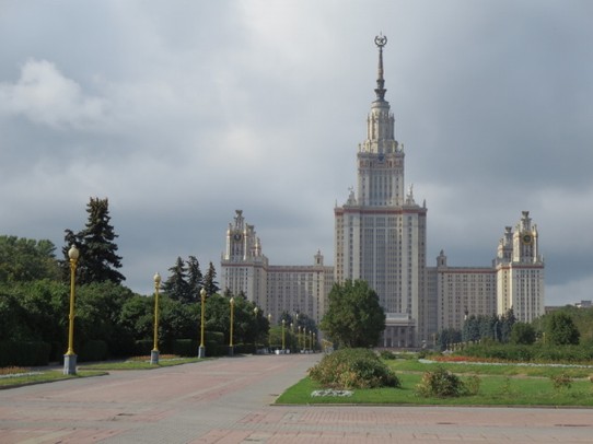 Russland - Moskau - Universität LOMONOSSOW,  erbaut in der Stalinzeit