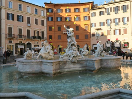 Italy - Rome - Fontaine de neptune, place navone