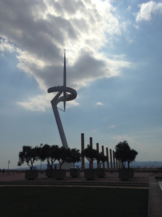 Spanien - Barcelona - Montjuïc Communications Tower von Santiago Calatrava