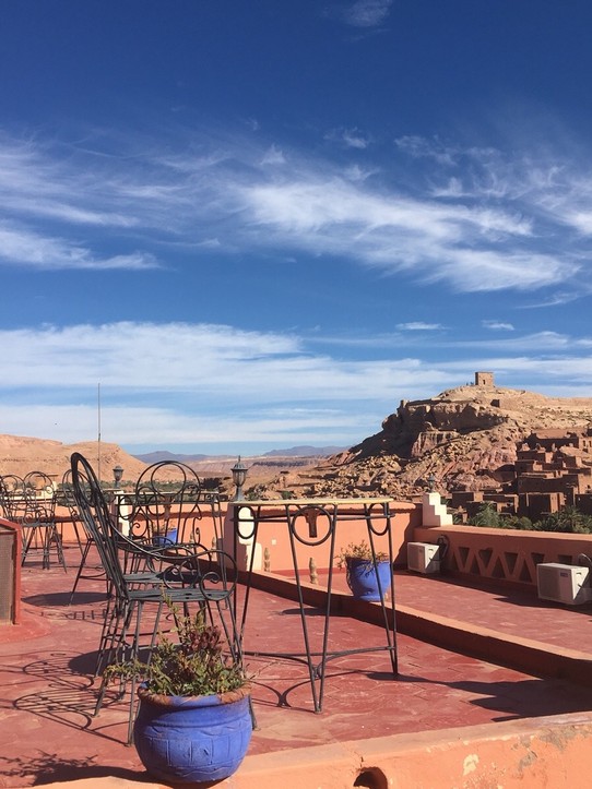 Maroc - Ouarzazate - View la fibule dor
