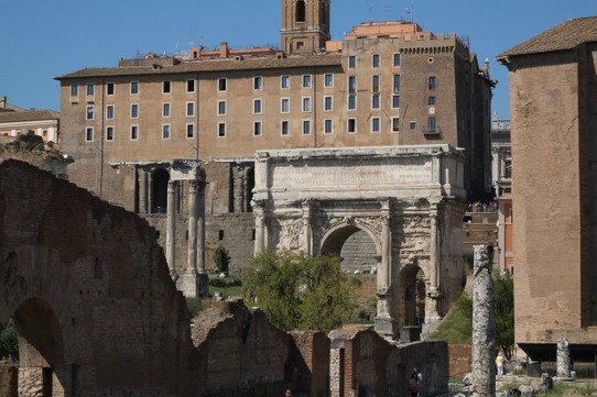Italien - Forum Romanum & Palatine - Triumphbogen des Septimius Severus