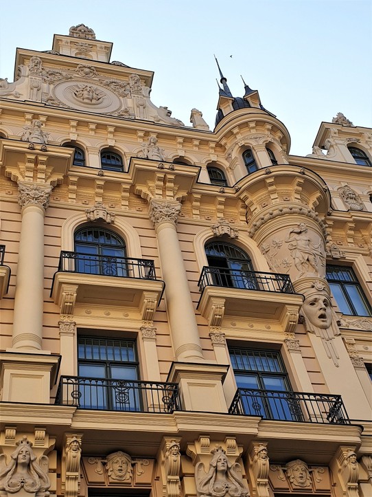 Latvia - Riga - Art Nouveau building