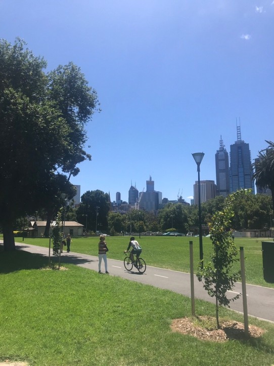 Australien - Melbourne - First birthday with weather like this.