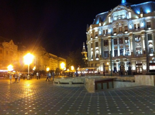 Rumänien - Temeschwar - Timisoara: Piața Victoriei... I