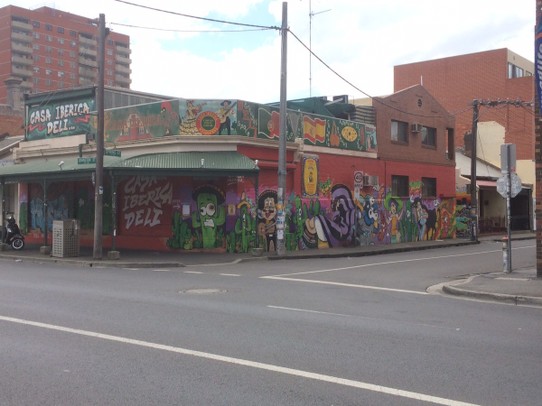 Australia - Fitzroy - Street art in Fitzroy. 