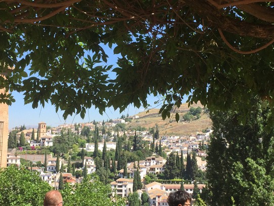 Spanien - Granada - Blick von der Alhambra auf Granada