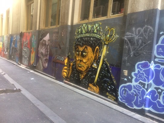 Australia - Fitzroy - CBD street art. 