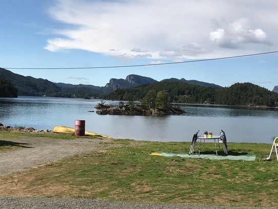 Norwegen - Flekkefjord - Blick von unserem Campingplatz 