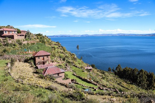 unbekannt - Titicaca-See - die Insel Taquile